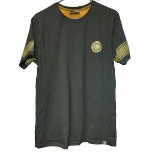 Level Ten Men's Black/Yellow Basic Short Sleeve T-Shirt Medium